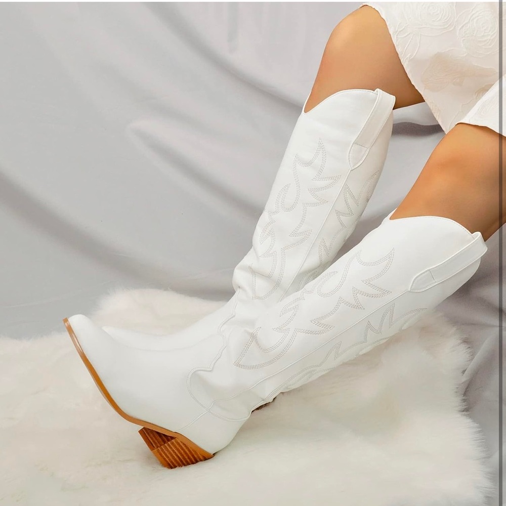 White Western Cowgirl Boots